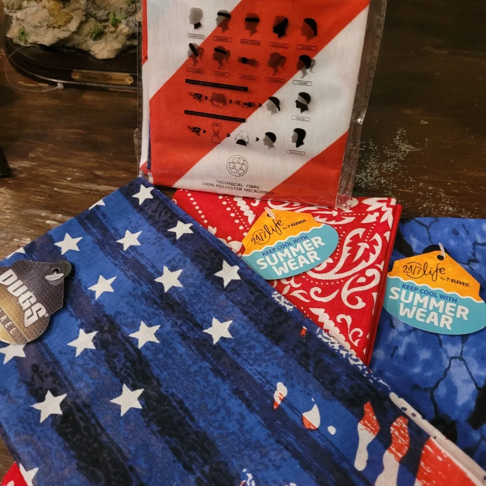 Bandana with face wrap